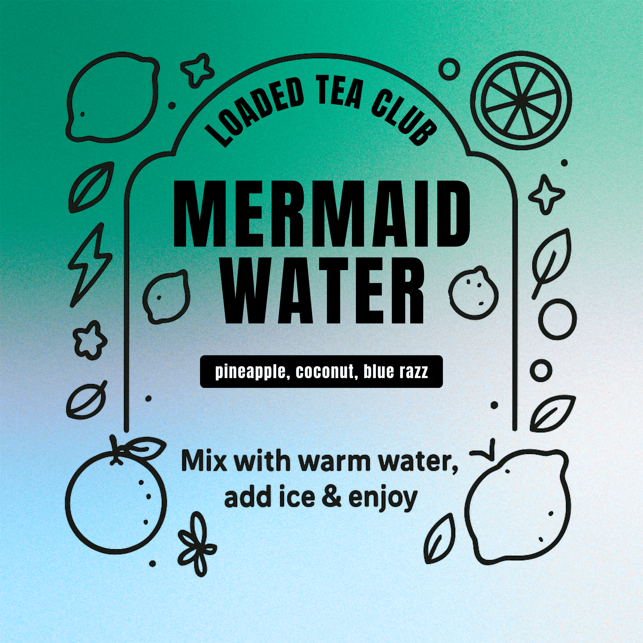🔥 Mermaid Water - Loaded Tea Single Serve Packet