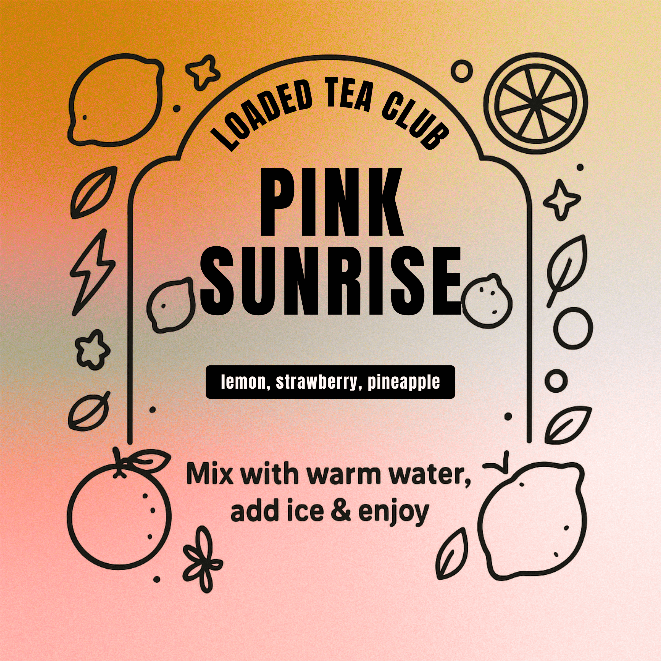 🔥 Pink Sunrise - Loaded Tea Single Serve Packet