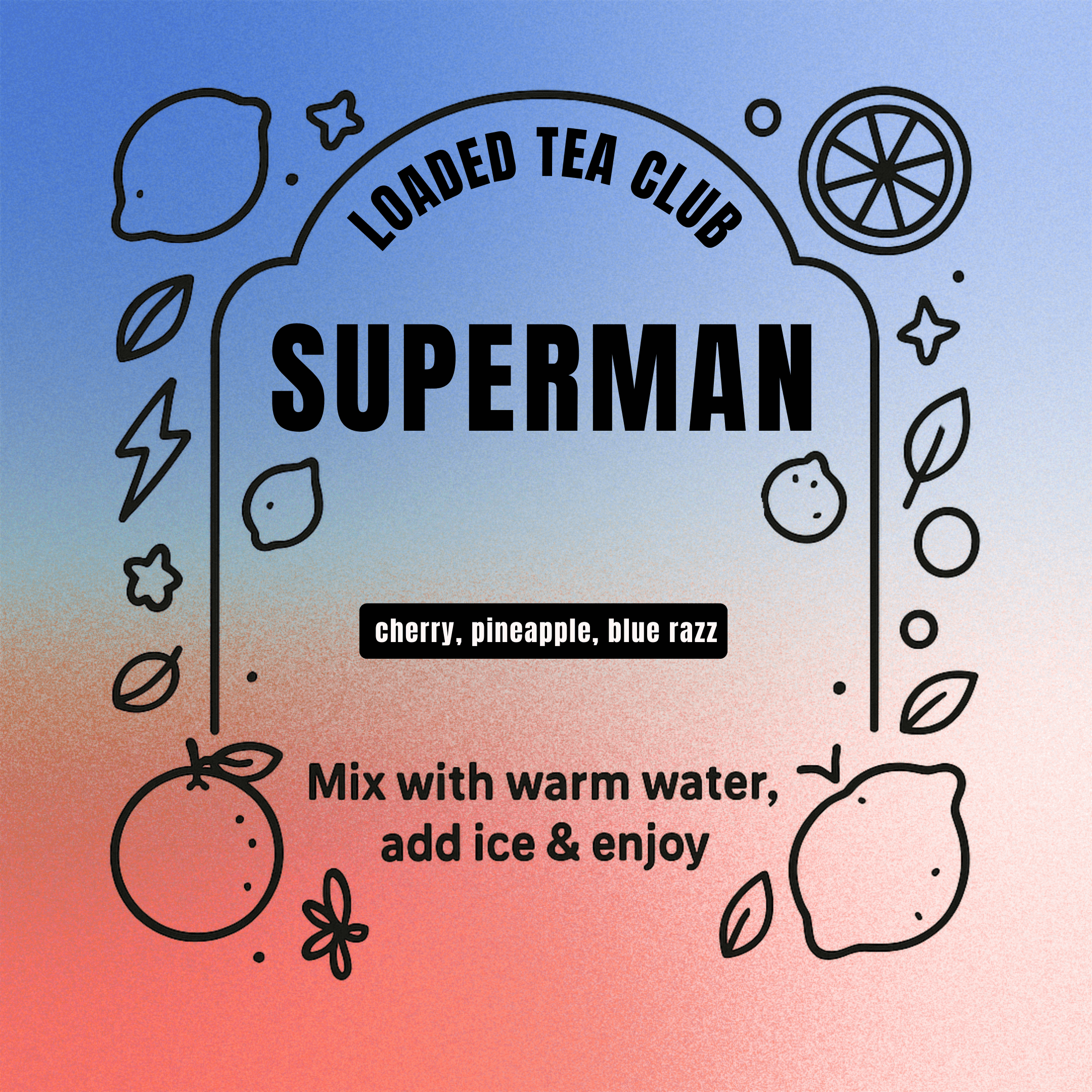 Superman - Loaded Tea Single Serve Packet