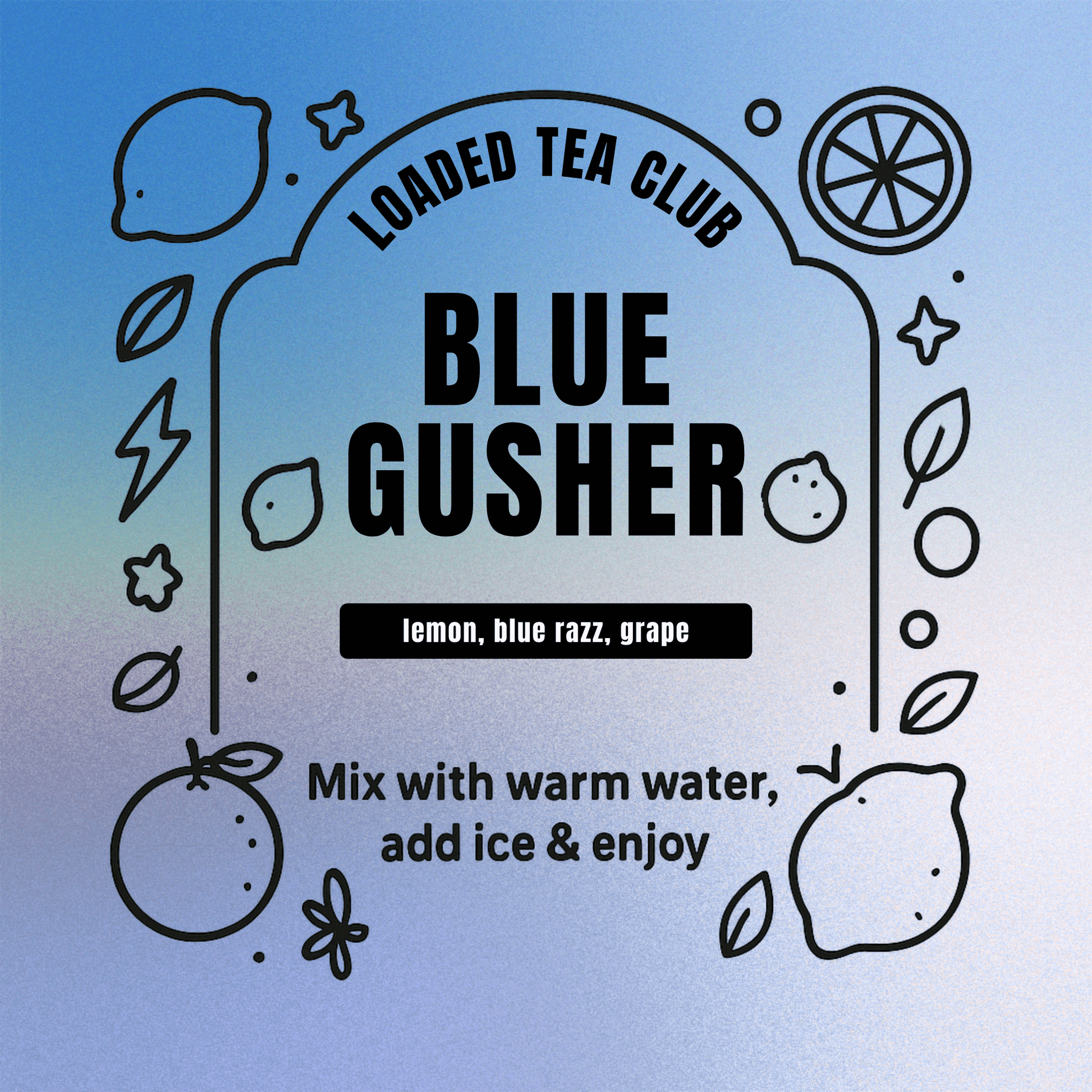 Blue Gusher - Loaded Tea Single Serve Packet