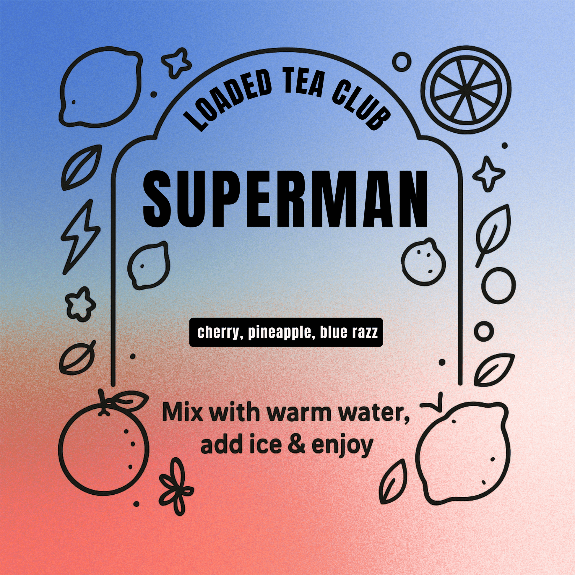Superman - Loaded Tea Single Serve Packet